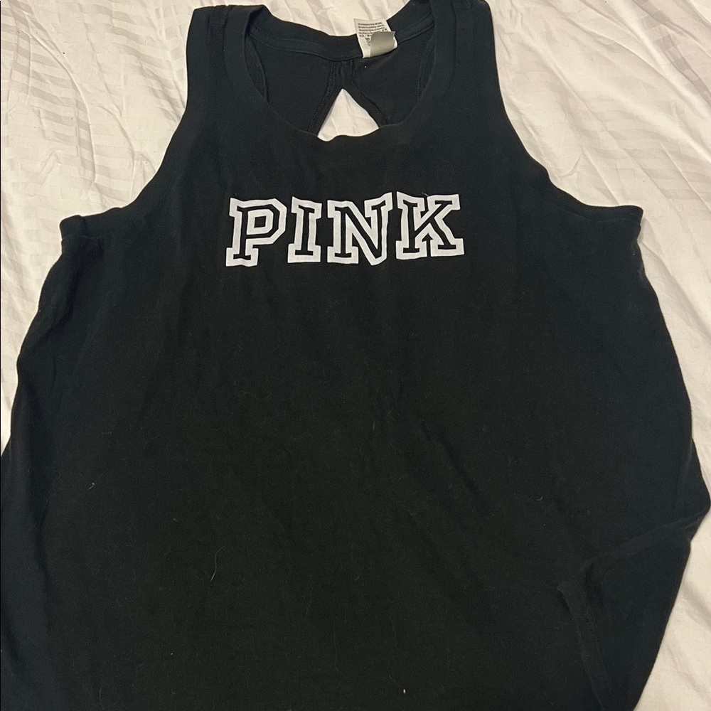 PINK Victoria's Secret Black Tank Top